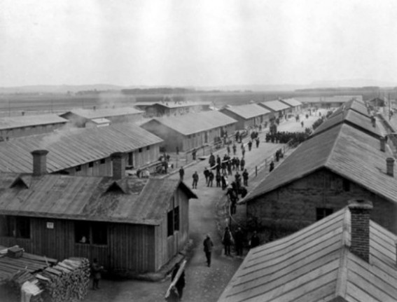 Image - A view of the Thalerhof internment camp (1915).
